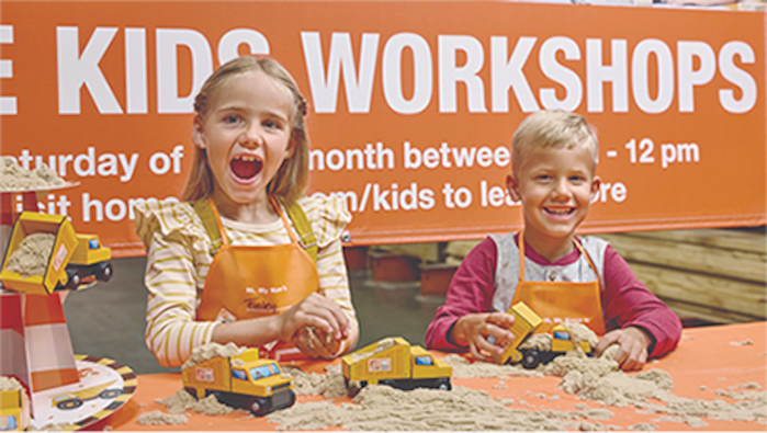 Free Home Depot Dump Truck Kids Workshop on November 7